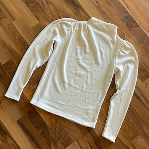 Express Puff Sleeve Corduroy Top